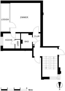 Foto - Wohnung zum Mieten in Oldenburg 464,00 € 58.46 m²