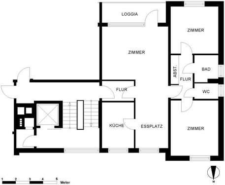Foto - Wohnung zum Mieten in Oldenburg 626,00 € 81.55 m²