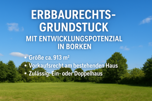 Foto - Grundstück zu verkaufen in Borken 179.000,00 € 913 m²