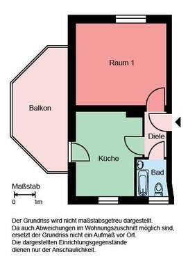 Foto - Wohnung zum Mieten in Herne 359,00 € 38.71 m²