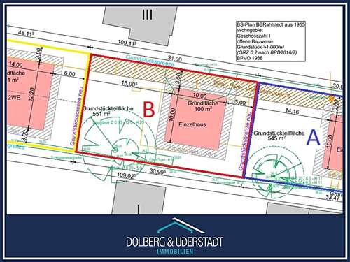 Foto - Grundstück zu verkaufen in Hamburg Rahlstedt 298.000,00 € 551 m²