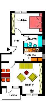 Foto - Wohnung zum Mieten in Marienberg 374,54 € 61.4 m²