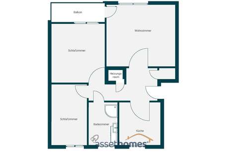 Foto - Wohnung zum Kaufen in Halle (Westfalen) 99.000,00 € 73 m²