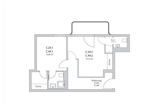 Foto - WG-Zimmer in Berlin 1.080,00 € 19 m²