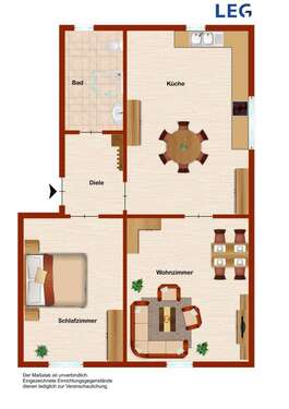Foto - Wohnung zum Mieten in Übach-Palenberg 339,00 € 36.88 m²