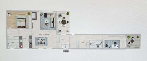 Foto - Wohnung zum Mieten in Achim 1.190,00 € 111 m²