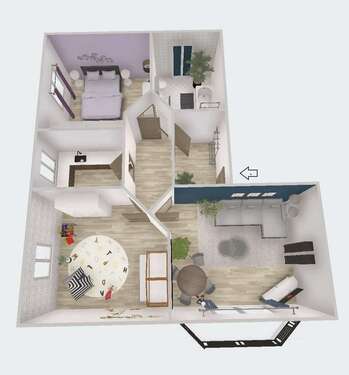 Foto - Wohnung zum Kaufen in Mücke Merlau 149.000,00 € 74 m²