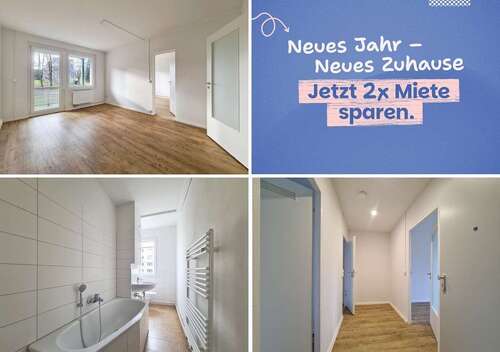 Foto - Wohnung zum Mieten in Freiberg 300,00 € 50.75 m²