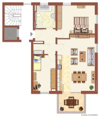 Foto - Wohnung zum Mieten in Hilgertshausen 950,00 € 82 m²