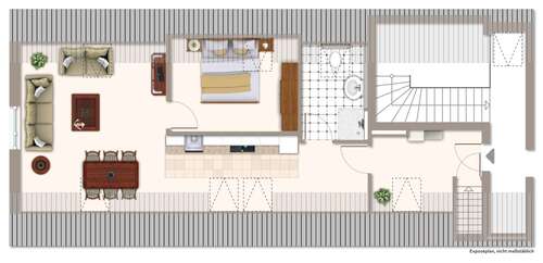 Foto - Wohnung zum Mieten in Hilgertshausen 635,00 € 54 m²