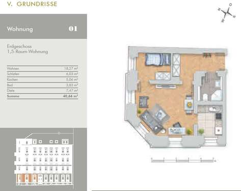 Foto - Wohnung zum Mieten in Chemnitz 299,00 € 40.66 m²