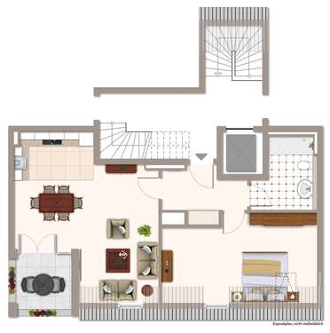 Foto - Wohnung zum Mieten in Hilgertshausen 740,00 € 64 m²