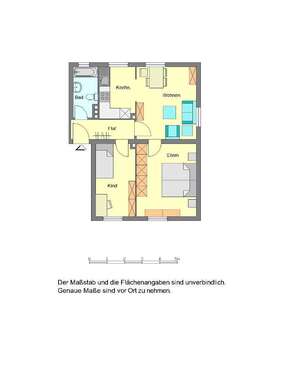 Foto - Wohnung zum Mieten in Herford 499,00 € 52 m²