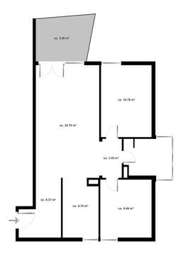Foto - Wohnung zum Kaufen in Vöhringen 239.000,00 € 68.23 m²