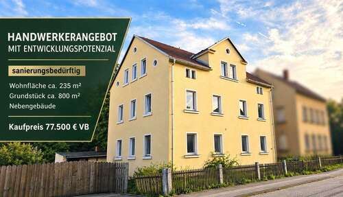 Foto - Haus zum Kaufen in Zittau 77.500,00 € 235 m²