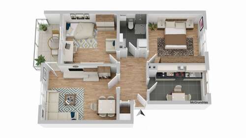 Foto - Wohnung zum Mieten in Castrop-Rauxel 520,00 € 72 m²