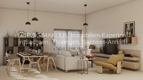 Foto - Wohnung zum Kaufen in Borsdorf 311.675,00 € 89.05 m²