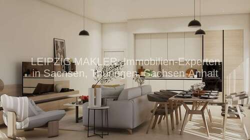 Foto - Wohnung zum Kaufen in Borsdorf 548.345,00 € 156.67 m²