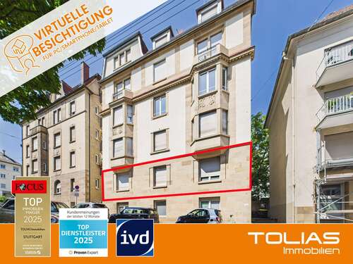 Foto - Wohnung zum Kaufen in Stuttgart 330.000,00 € 76.4 m²