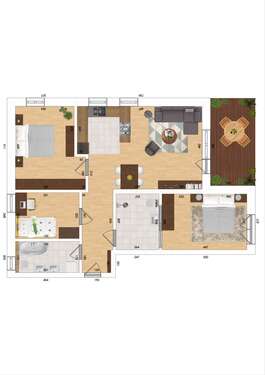 Foto - Wohnung zum Kaufen in Widdern 346.701,00 € 93.34 m²