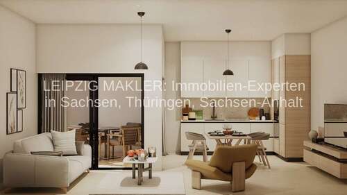 Foto - Wohnung zum Kaufen in Borsdorf 365.120,00 € 104.32 m²
