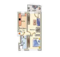 Wohnung zum Mieten in Freiberg 393,00 € 52.42 m²