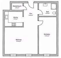 Wohnung zum Mieten in Karlsruhe 740,00 € 53 m²