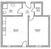 Wohnung zum Mieten in Durlach 700,00 € 50 m²