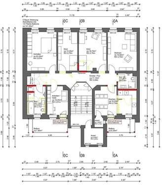 Foto - Wohnung zum Mieten in Chemnitz 990,00 € 141 m²