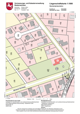 Foto - Grundstück zu verkaufen in Winsen ( Aller ) 130.000,00 € 1106 m²