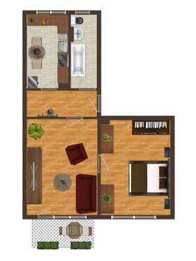 Foto - Wohnung zum Mieten in Prenzlau 395,00 € 49.57 m²