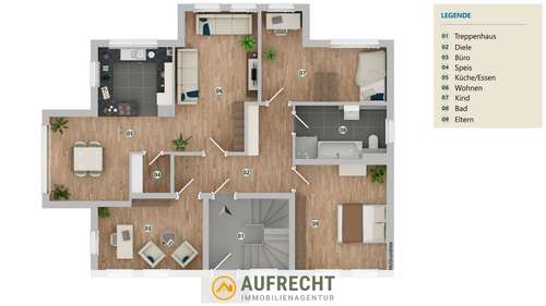 Foto - Wohnung zum Mieten in Röhrmoos 1.890,00 € 122 m²