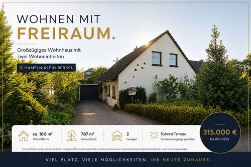 Foto - Haus zum Kaufen in Hameln 315.000,00 € 180 m²