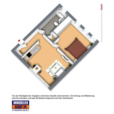 Foto - Wohnung zum Mieten in Hohenstein-Ernstthal 440,00 € 65 m²
