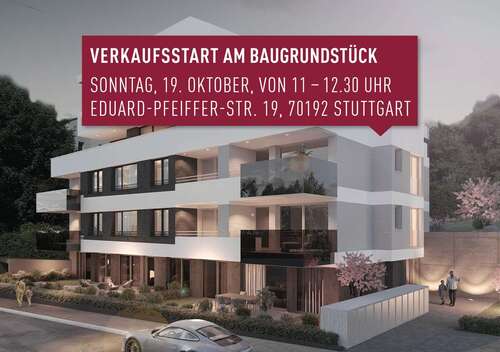 Foto - Wohnung zum Kaufen in Stuttgart Stuttgart-Nord 458.400,00 € 56 m²