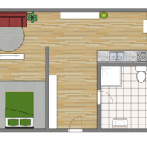 Wohnung zum Mieten in Burg 300,00 € 40 m²