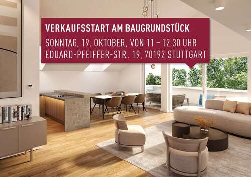 Foto - Wohnung zum Kaufen in Stuttgart Stuttgart-Nord 853.600,00 € 93 m²