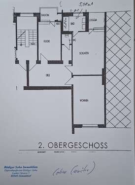 Foto - Wohnung zum Mieten in Düsseldorf 969,00 € 85 m²