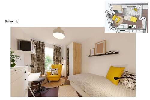 Foto - WG-Zimmer in Offenbach 550,00 € 63 m²