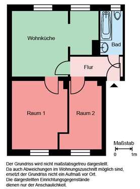 Foto - Wohnung zum Mieten in Datteln 419,00 € 47.01 m²