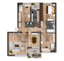 Wohnung zum Kaufen in Hildesheim 159.000,00 € 119 m²