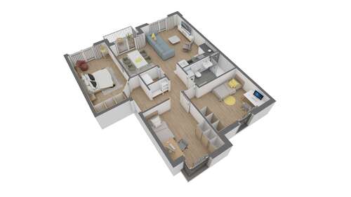 Foto - Wohnung zum Kaufen in Offenbach am Main 488.500,00 € 91.3 m²
