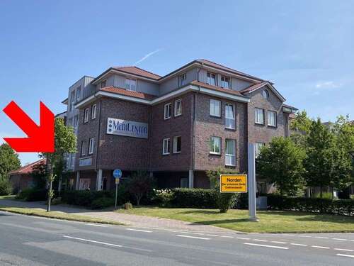 Foto - Büro in Norden 400,00 € 40 m² - 400,00 EUR Kaltmiete, ca.  40,00 m²