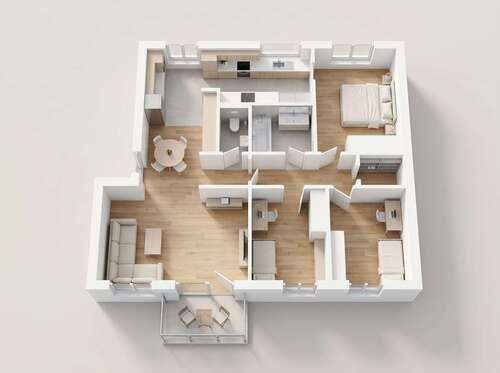 Foto - Wohnung zum Kaufen in Horb am Neckar 169.000,00 € 91.2 m²