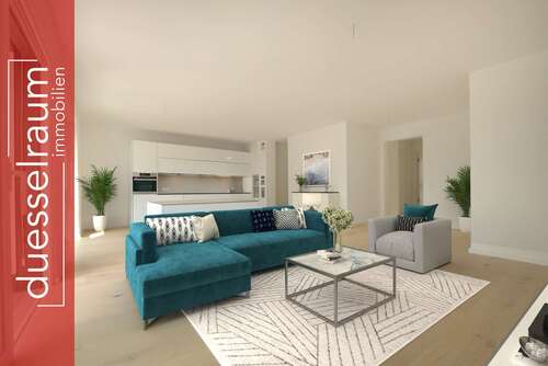 Foto - Wohnung zum Kaufen in Düsseldorf 740.000,00 € 109.37 m²