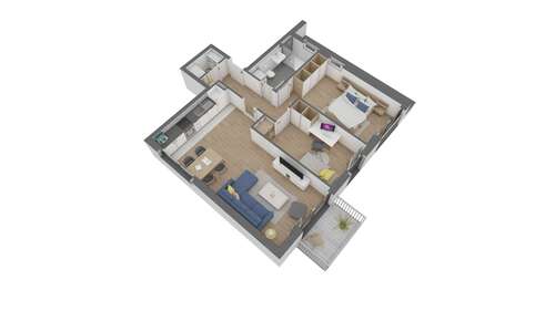 Foto - Wohnung zum Kaufen in Offenbach am Main 365.310,00 € 66.1 m²