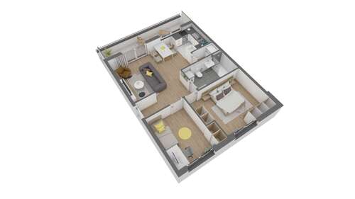 Foto - Wohnung zum Kaufen in Offenbach am Main 398.450,00 € 69.1 m²