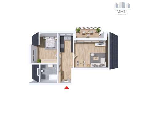 Foto - Wohnung zum Kaufen in Schwäbisch Gmünd 312.500,00 € 60.13 m²