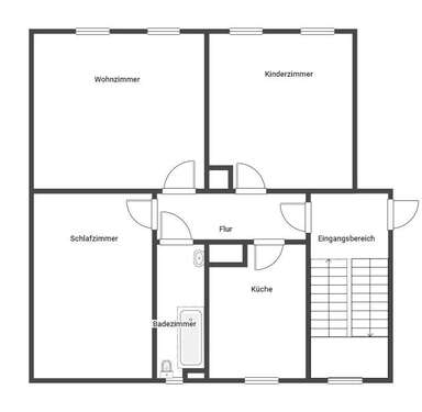Foto - Wohnung zum Mieten in Kaiserslautern 589,00 € 55.18 m²