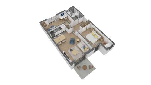 Foto - Wohnung zum Kaufen in Offenbach am Main 337.970,00 € 58.8 m²